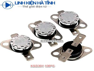 Công tắc rơ le nhiệt KSD301 100 độ Công tắc rơ le nhiệt KSD301 100 độ